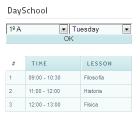 schedule school joomla25 29